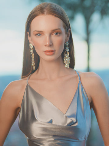 Vestido Magnolia Carmesí