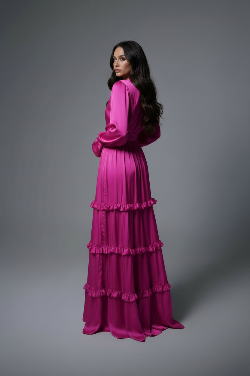 Vestido Largo Pia: silueta impactante y elegancia pura