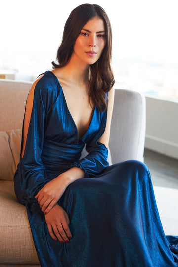 Vestido Mona Azul